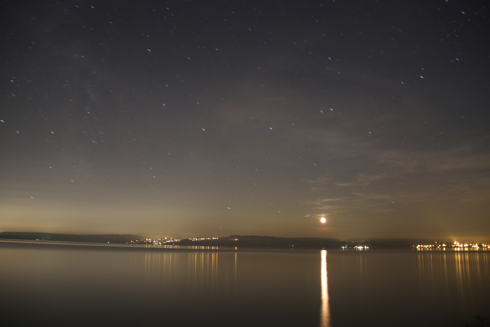 Bodensee bei Nacht