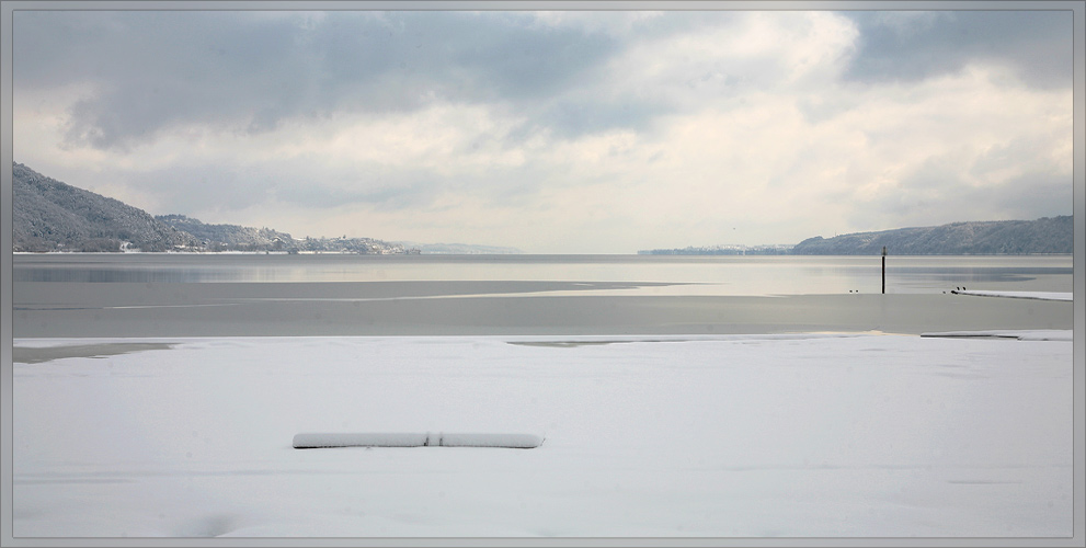 Bodensee bei Schnee