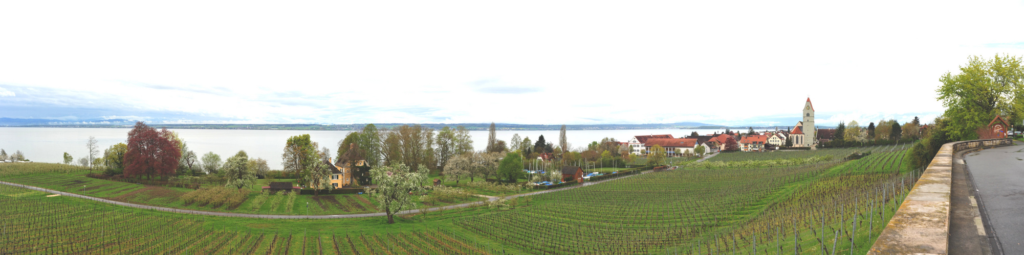 Bodensee bei trüben Wetter