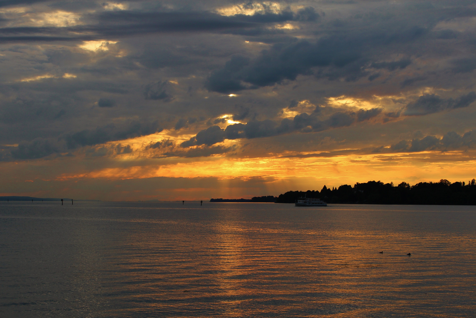 Bodensee - blaue Stunde