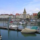 Bodensee - Blick auf den Hafen und den Mangturm