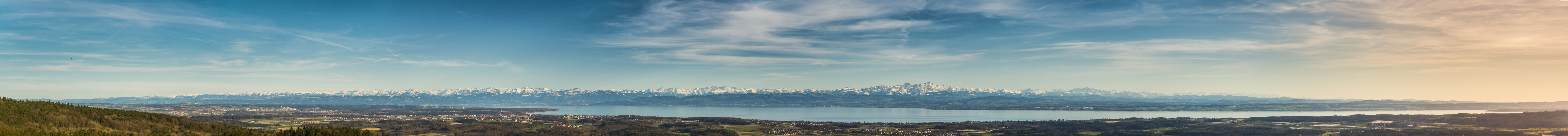 Bodensee ca.180° Panorama