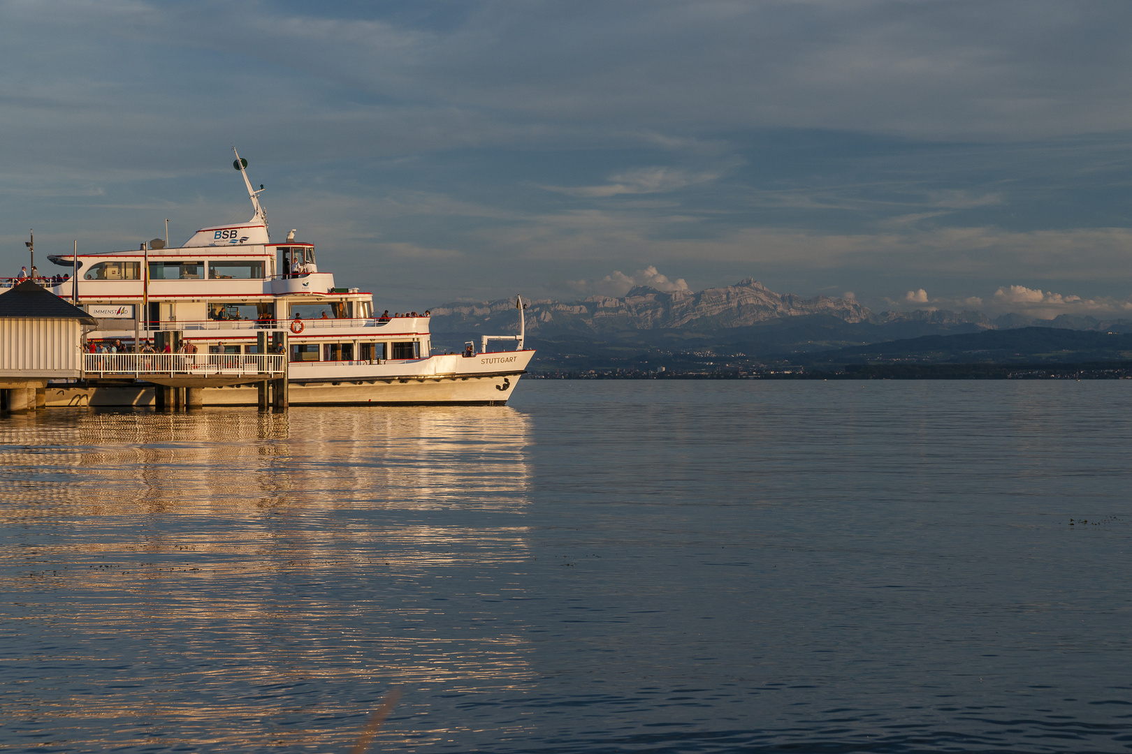 Bodensee im Abendlicht