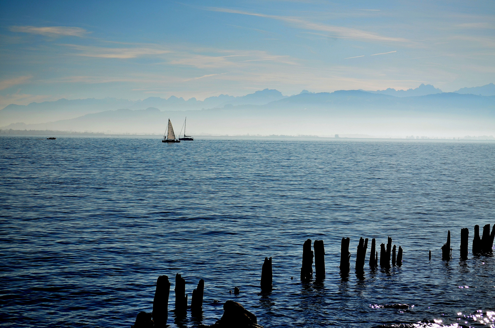 Bodensee im Oktobernebel