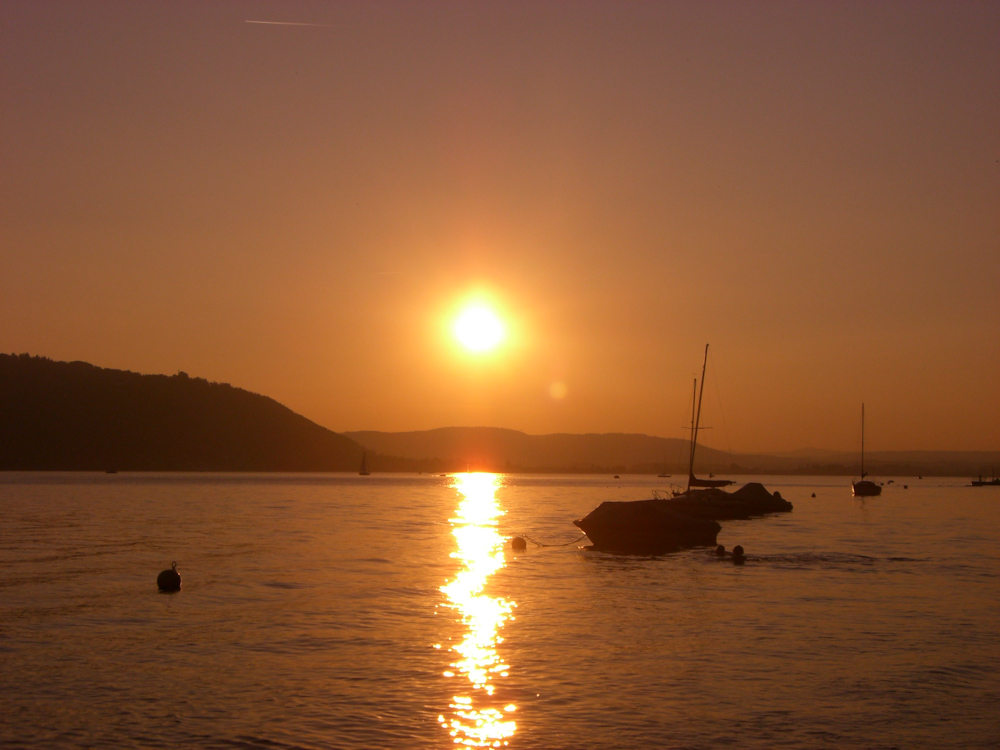 Bodensee im Sonnenuntergang