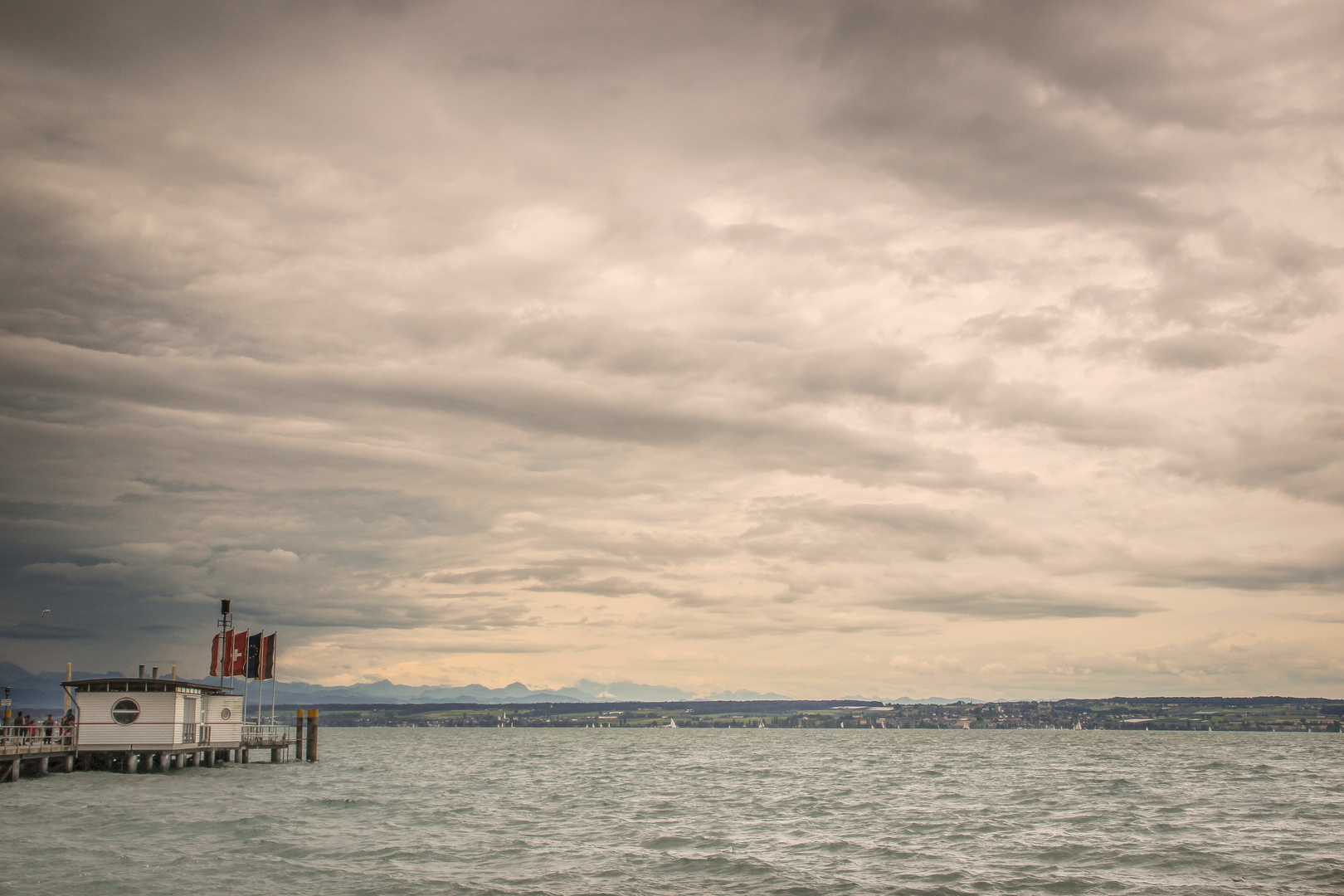 Bodensee in Gewitterstimmung