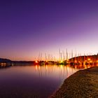 Bodensee Ludwigshafen nachts am Strand