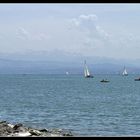 Bodensee mit Blick auf die Schweiz