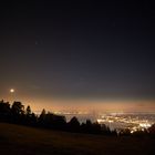 Bodensee mit Mond