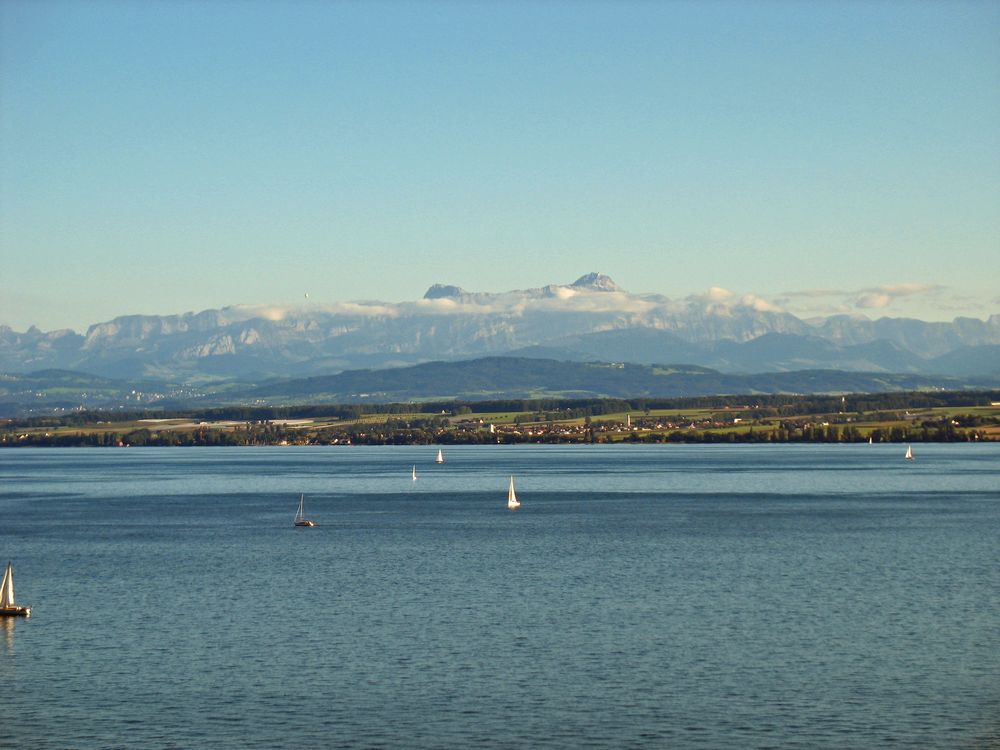 Bodensee mit Säntis