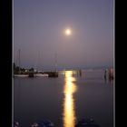 Bodensee, Mond, Meersburg, Hafen