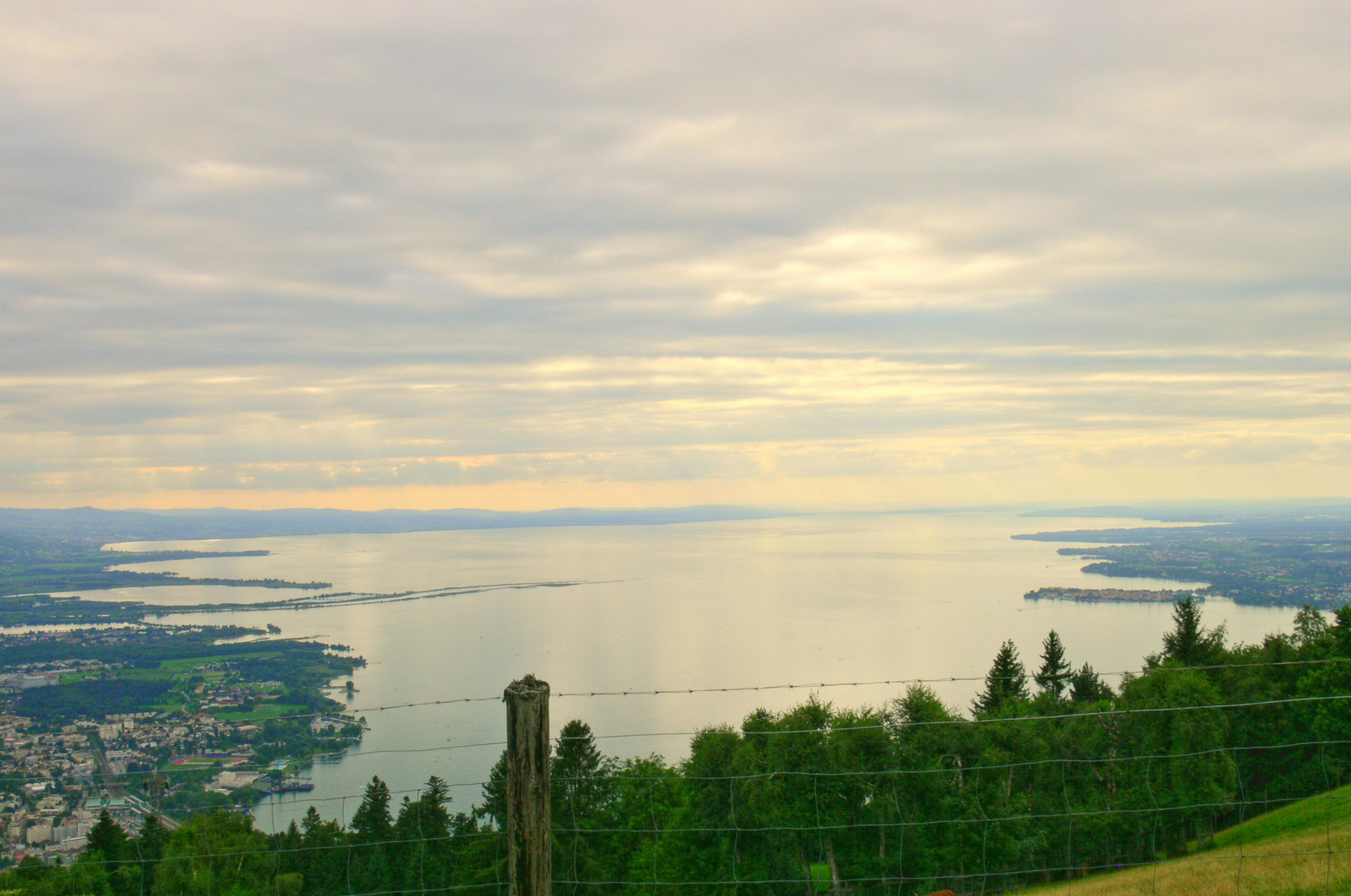 Bodensee vom Pfänder (Österreich) aus gesehen