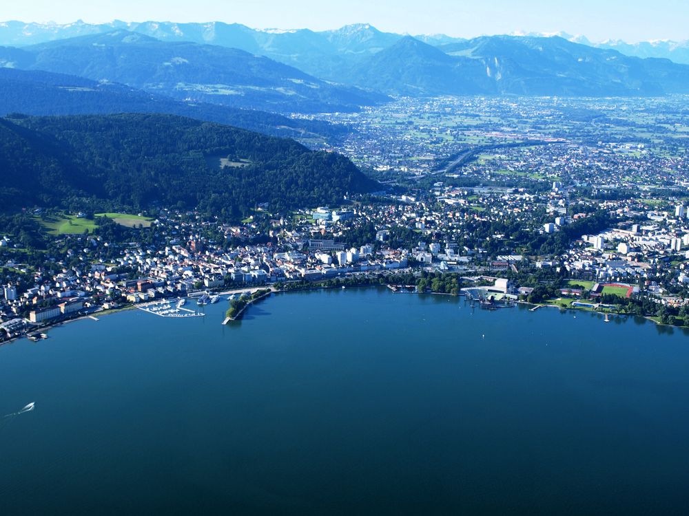 Bodensee von Oben Foto & Bild landschaft, bach, fluss & see, see