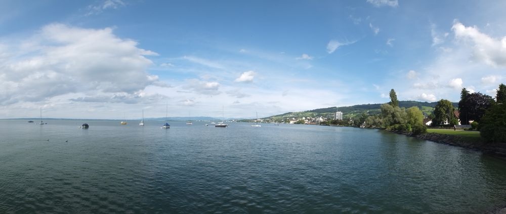 Bodensee von Rorschach aus