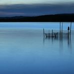 Bodensee zur "Blauen Stunde"