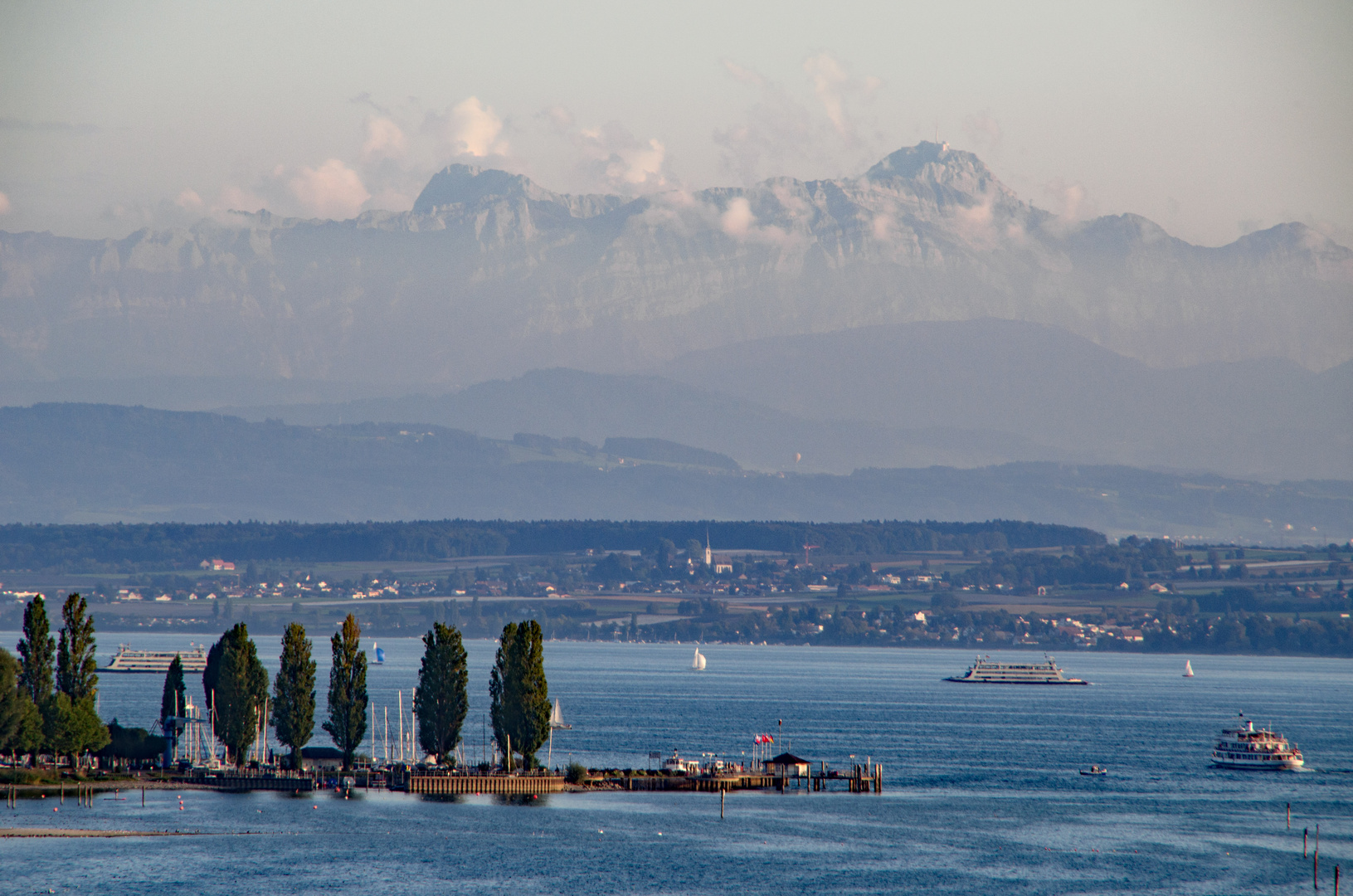 Bodenseeblick im Spätsommer