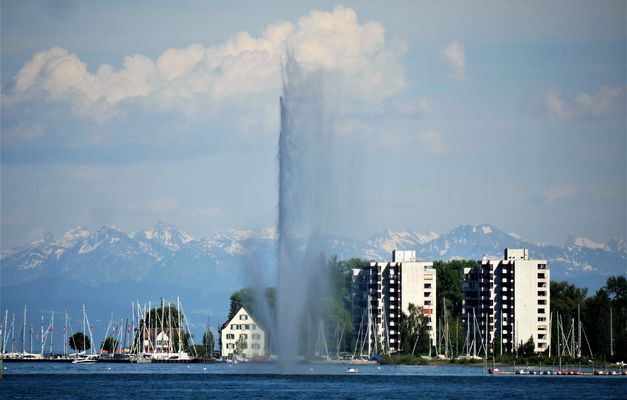 Bodenseeurlaub 2019 - Das moderne Kreuzlingen und die Alpen