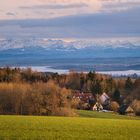 Bodenseeweiler im Sonnenuntergang