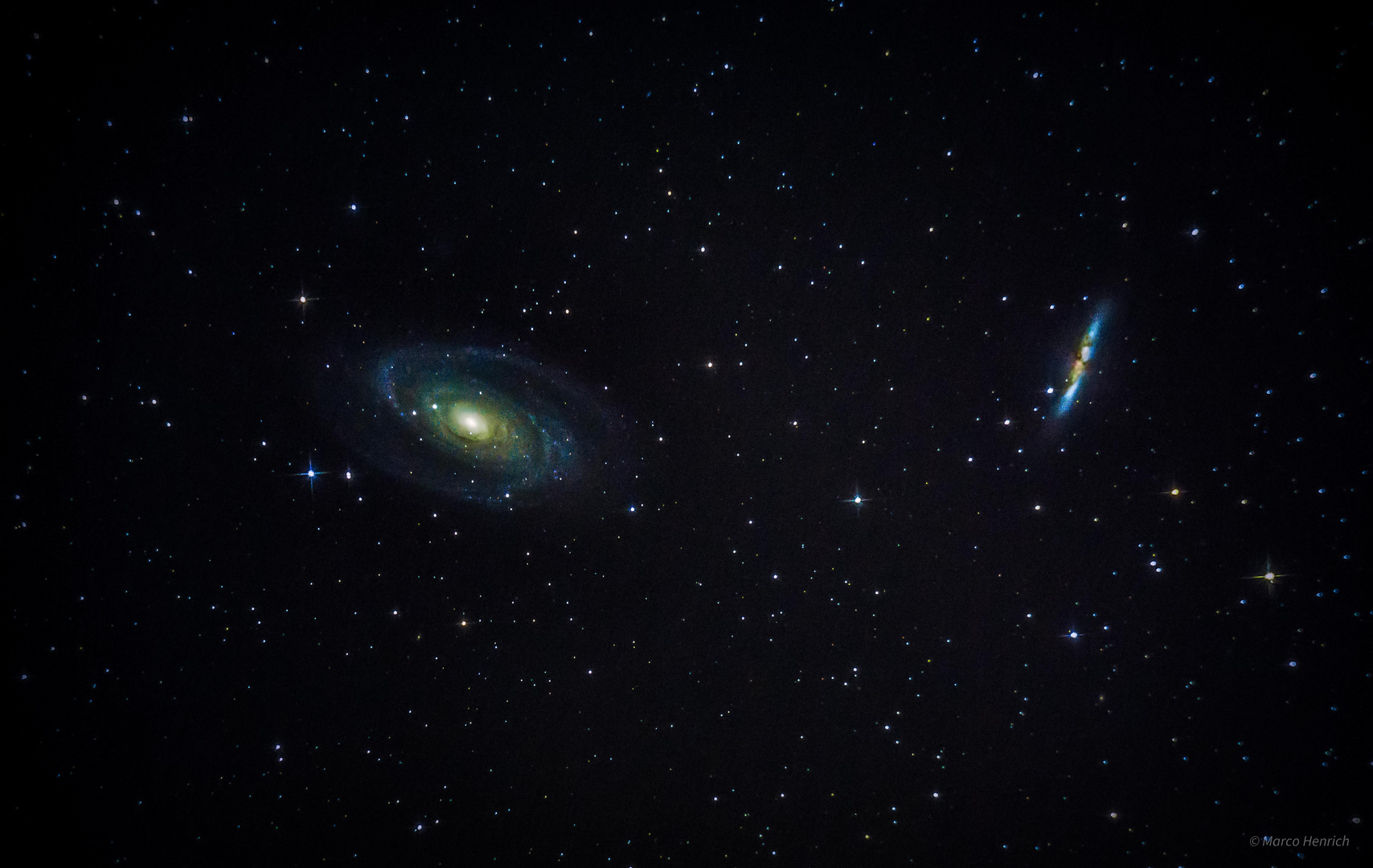 Bodes Galaxie (M81, M82)