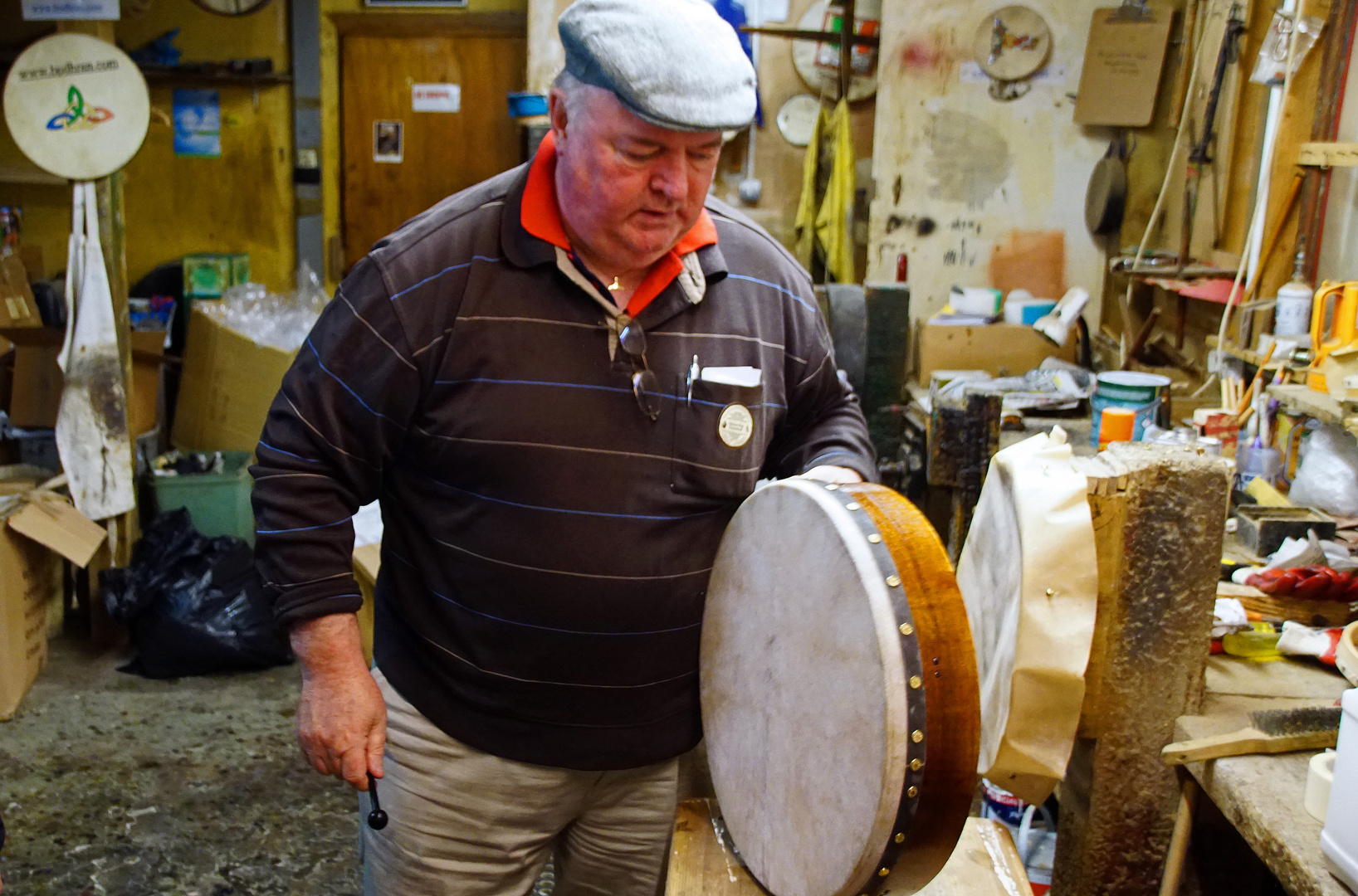 Bodhrán-Bauer