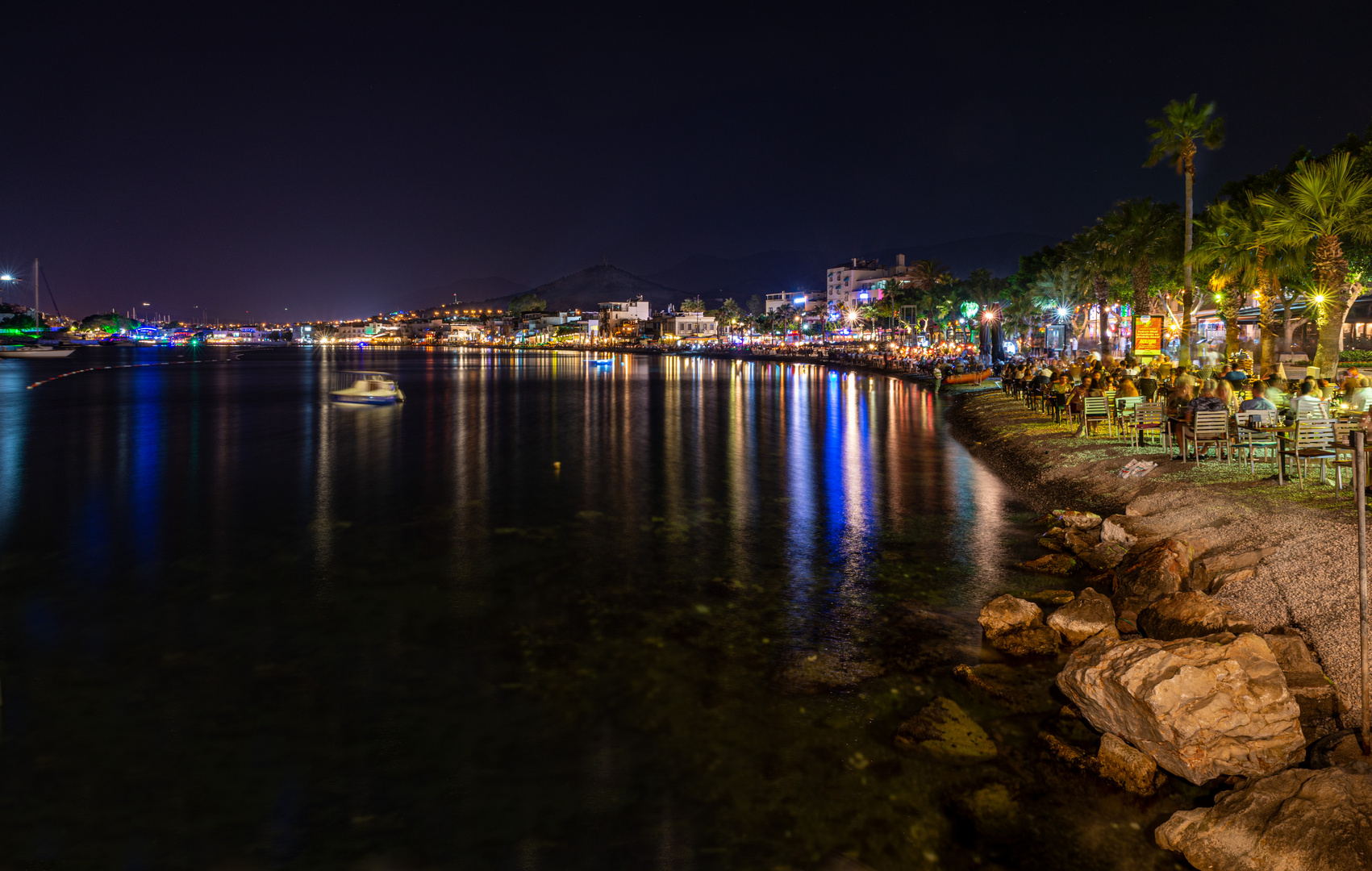 bodrum at night