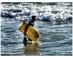 Body-board Costa de Caparica Portogallo