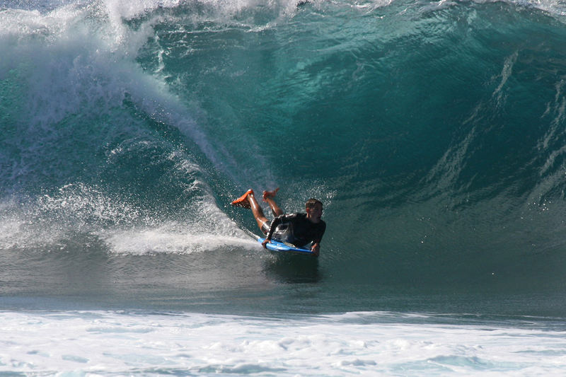 Bodyboarding vor La Caleta