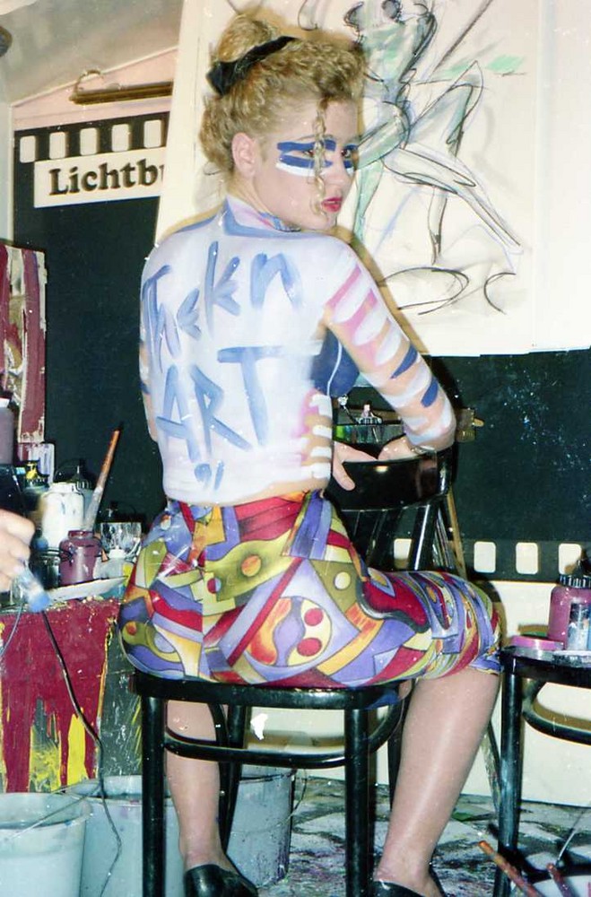 BODYPAINTING 1986 IN DER NEUEN LIEBE DÜSSELDORF