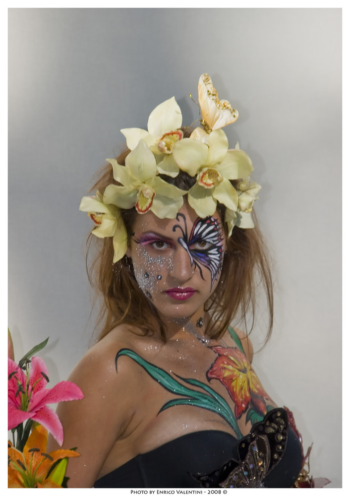 Bodypainting Art Flower