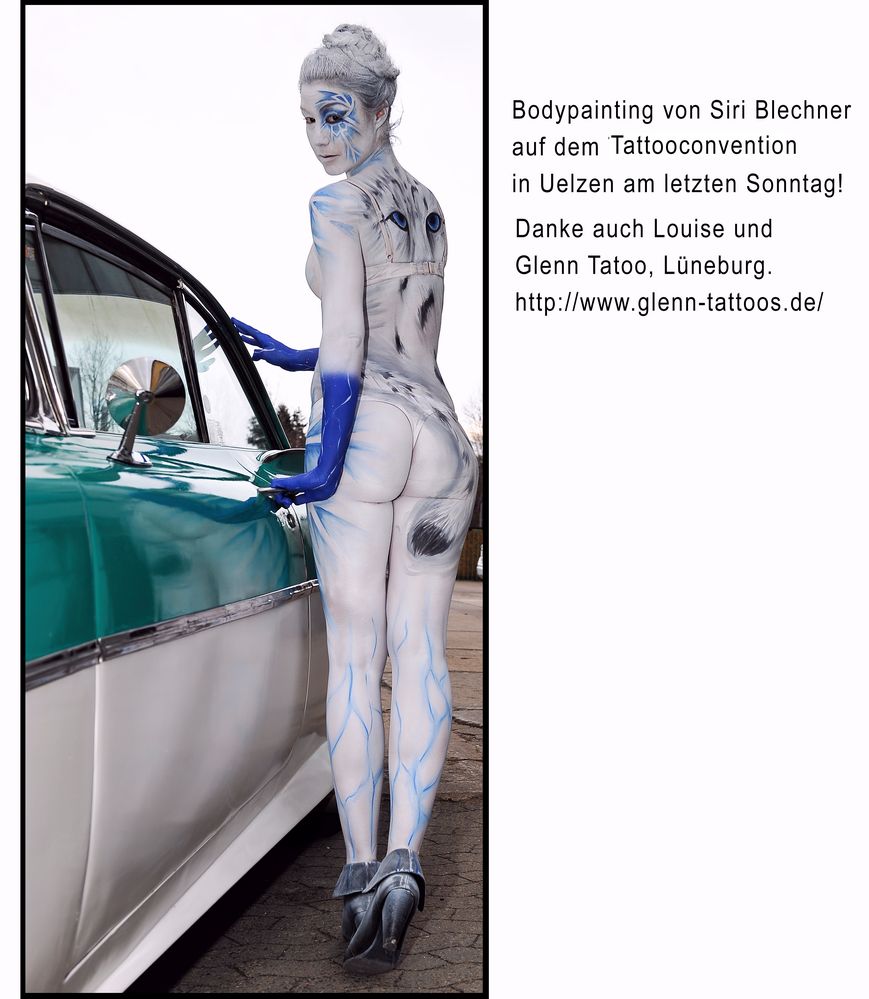 Bodypainting auf Tattooconvention