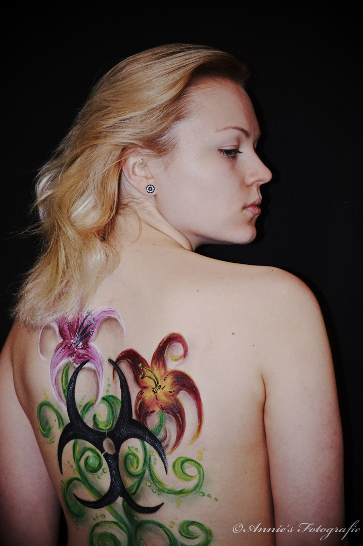 Bodypainting die Erste