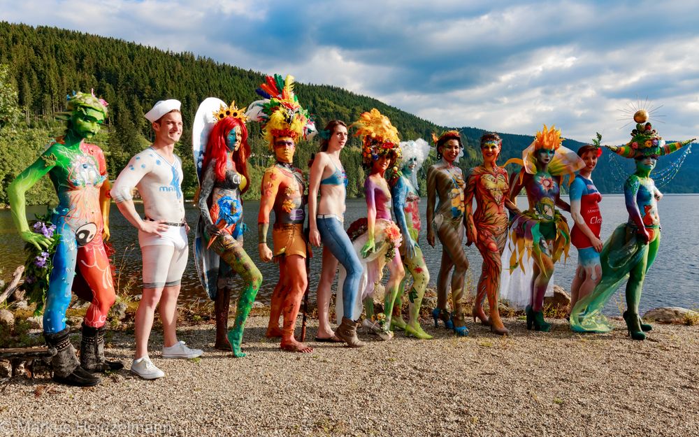 Bodypainting-Festival 2016 am Titisee