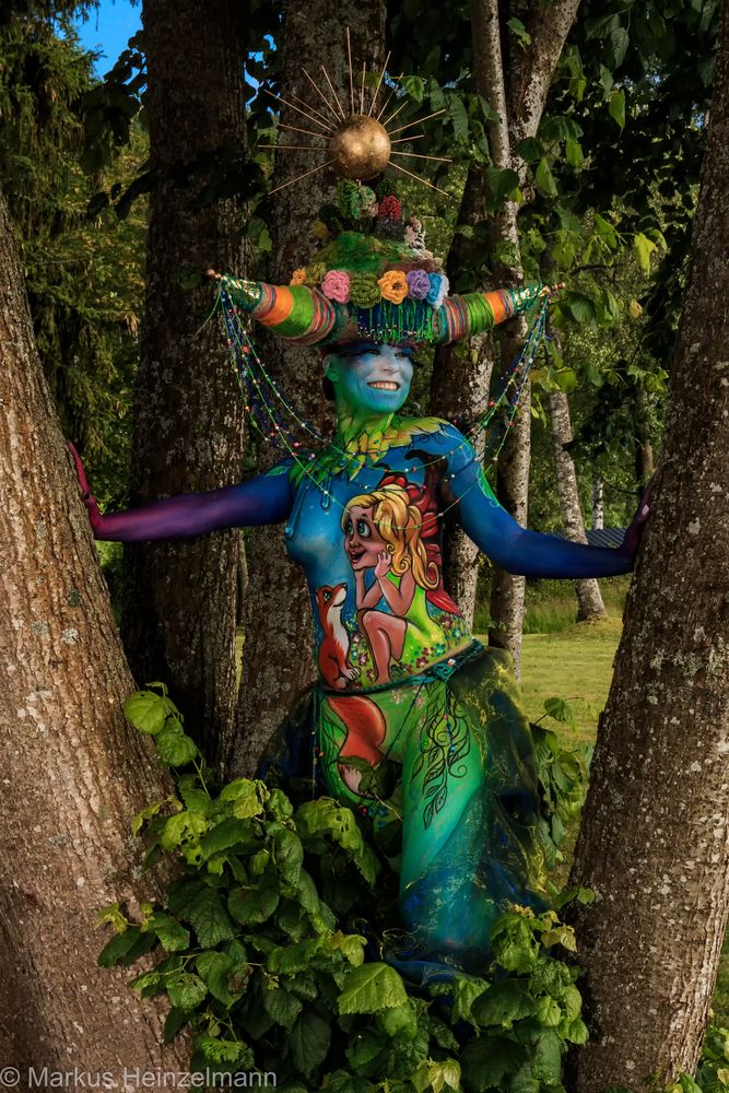 Bodypainting-Festival 2016 am Titisee