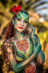 Bodypainting Fuerteventura Portrait