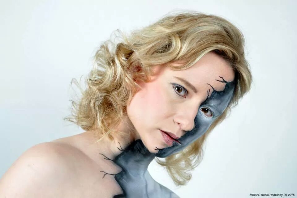 Bodypainting Miss Marble