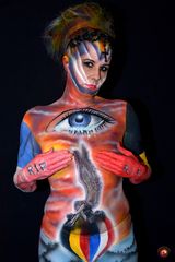 Bodypainting R.I.P. Paris & Brüssel 2016 by Andy's fotoKUNST