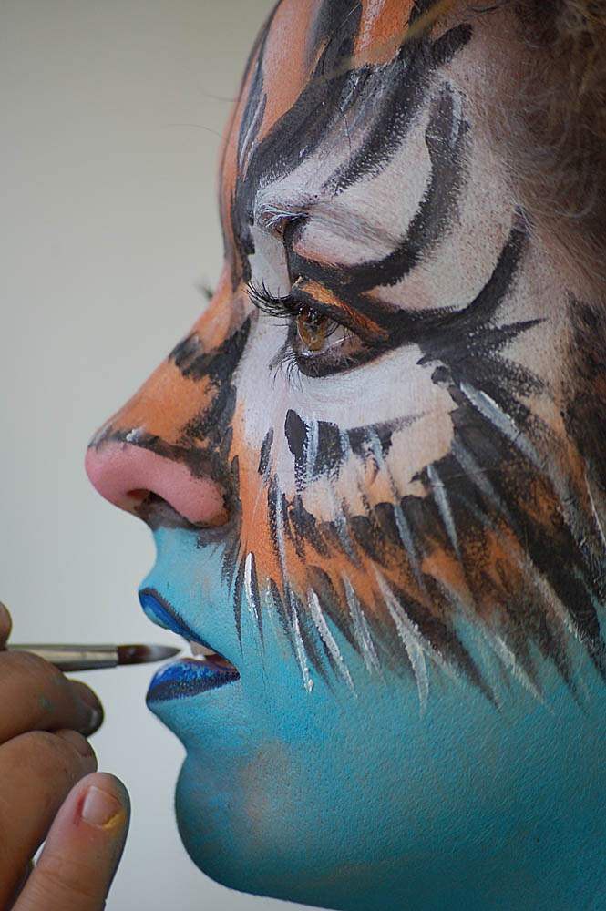 Bodypainting Seeboden