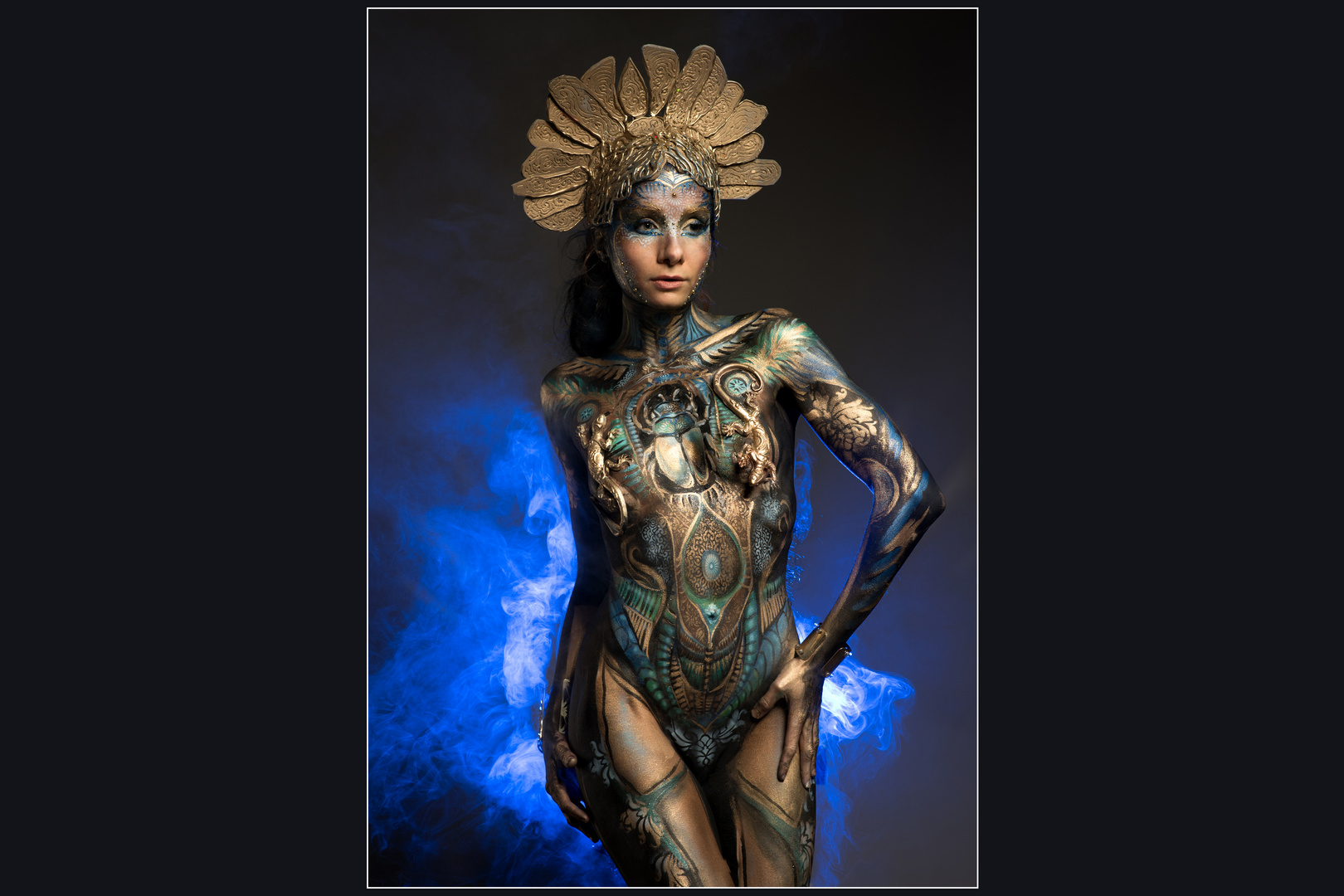 Bodypainting - The Scarabaeus-project (2) 