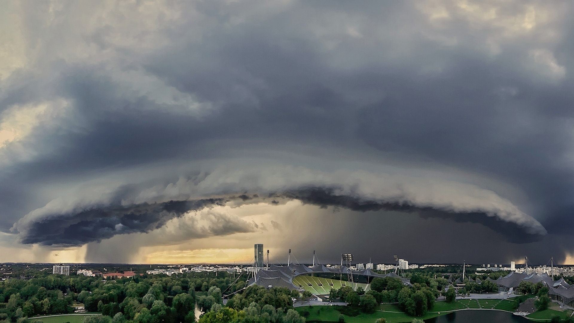 Böenwalze über München am 1.7.2020