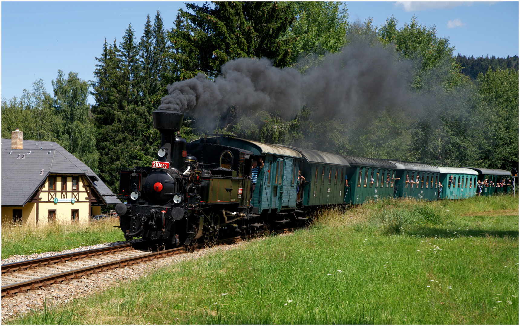 Böhmerwaldsommerfahrt mit der 310 093