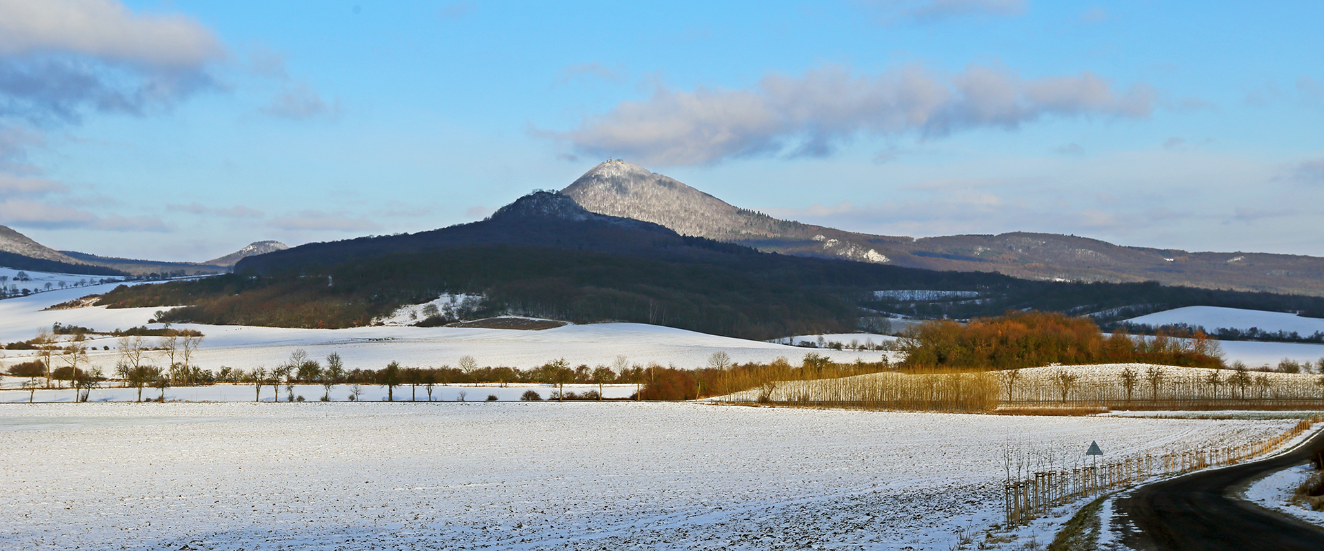 Böhmische Berge im Winterkleid Teil 4