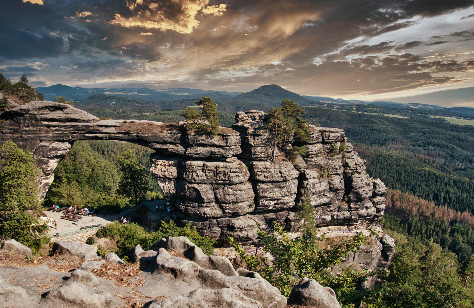 Bohmische Schweiz Prebischtor Foto Bild Himmel Natur Tschechien Bilder Auf Fotocommunity