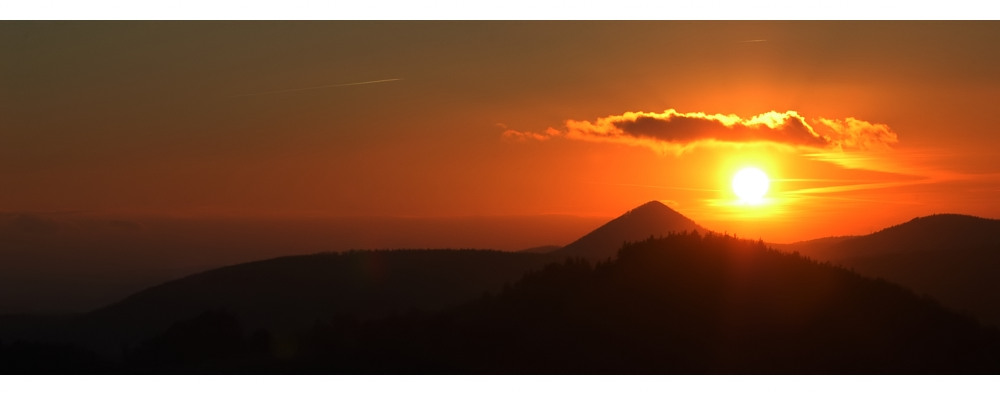 Böhmischer Sonnenuntergang