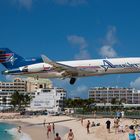 Boeing 727-200 Landung St.Maarten