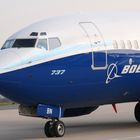 Boeing 737 mit Dreamliner Lackierung