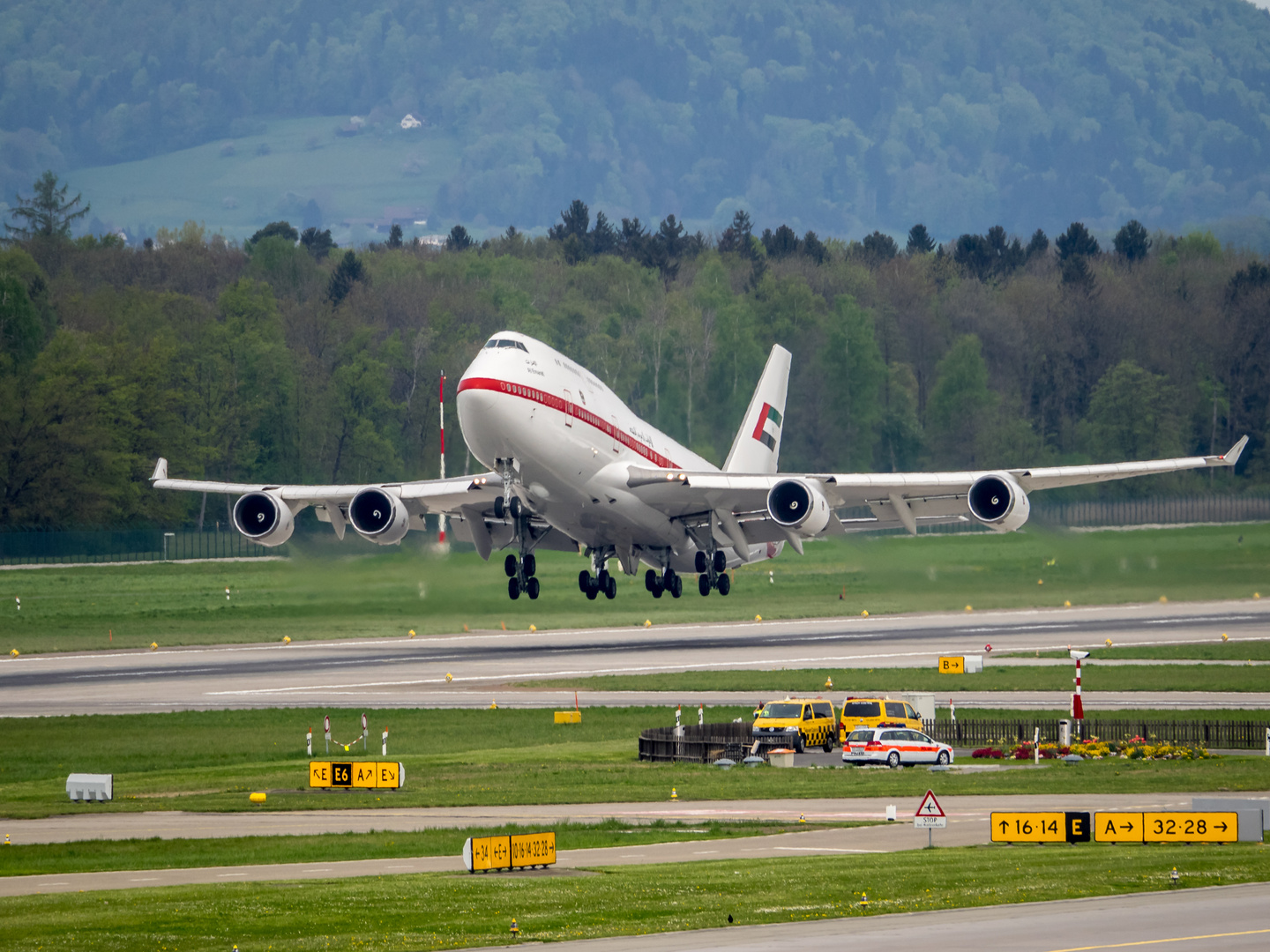 Boeing 747 beim Start