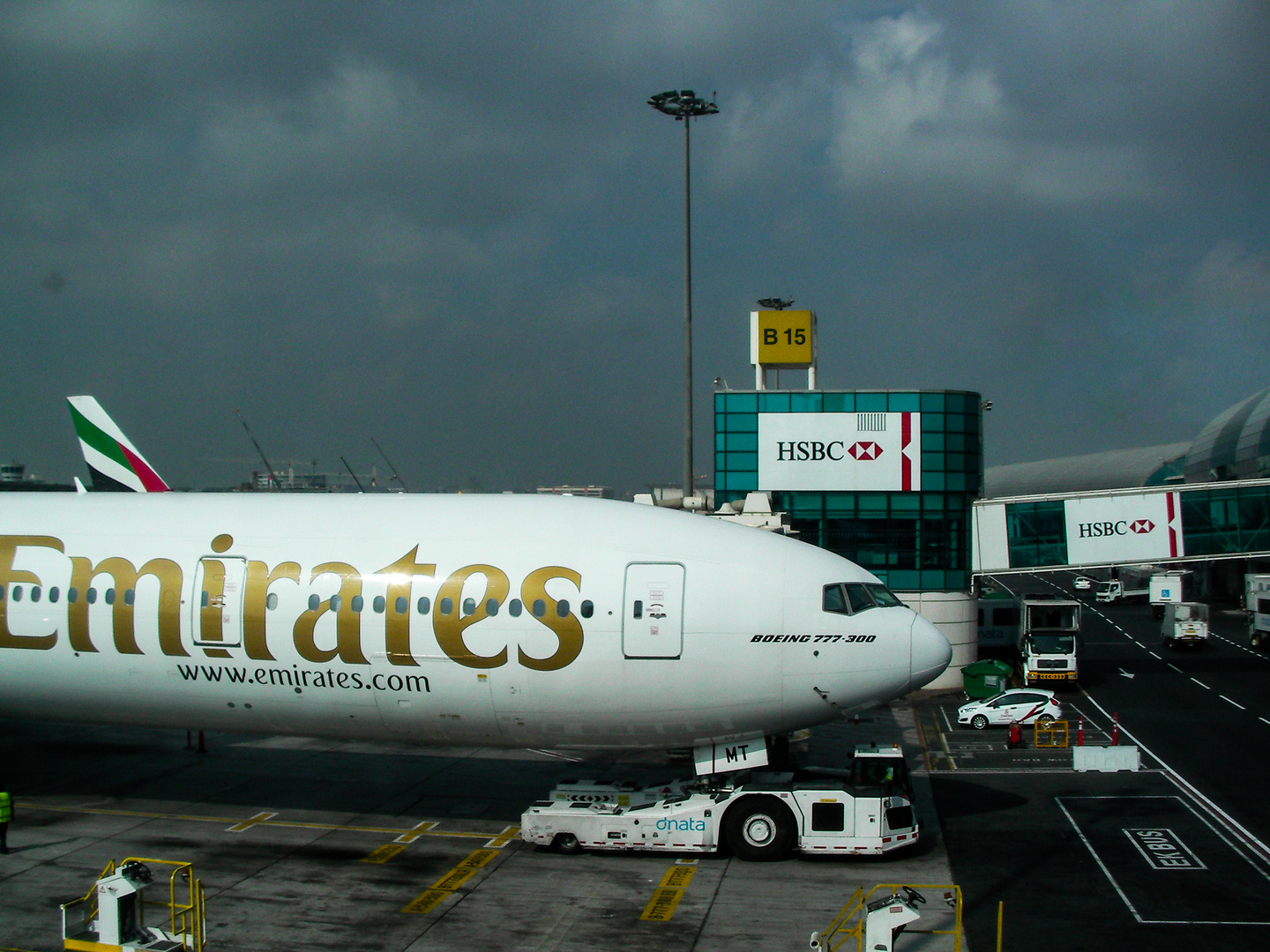 Boeing 777-300 at Dubai Airport