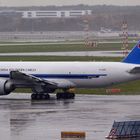 Boeing 777 in Heavy Rain