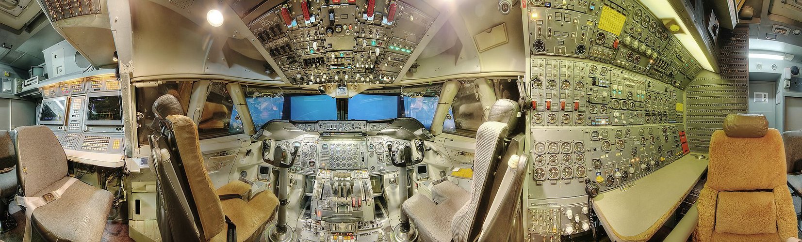 Boeing B747-200 Flugsimulator Cockpit