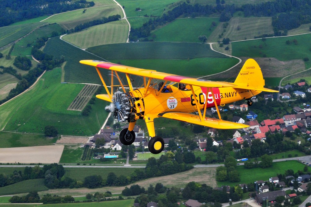 Boeing Stearman air2air